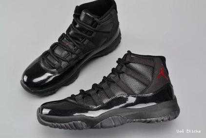 7467 RETRO AIR 725 Flexible 914433- JORDAN 11 mens BLACKDEVIL 0827